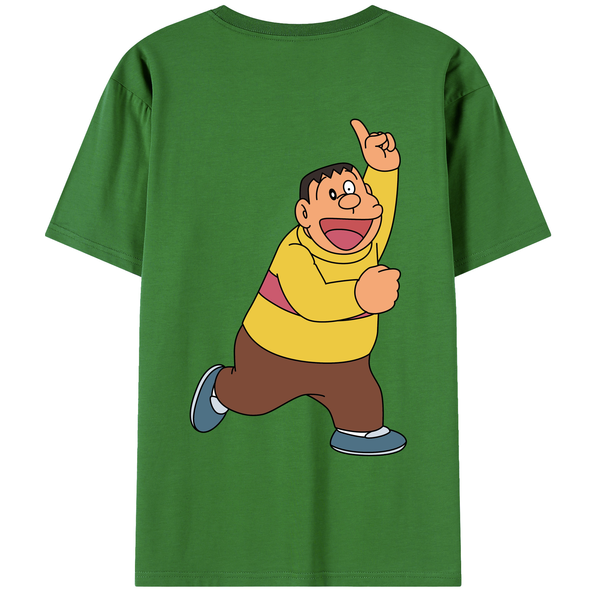 （画像用） ドラえもん 剛田武 Doraemon Gouta Takeshi レディース半袖Tシャツ(バックプリント)